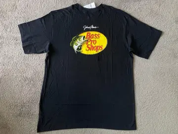 BassPro Shops 로고 티셔츠 블랙 L 사이즈