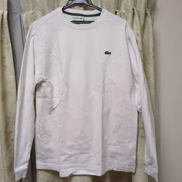 LACOSTE EXCLUSIVE EDITION 긴팔 티셔츠 화이트