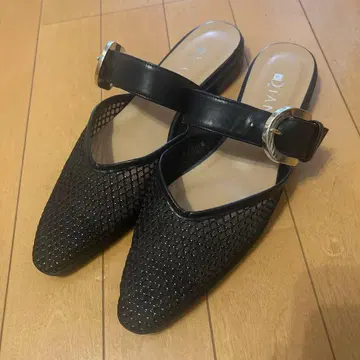 DIANA 샌들 뮬 블랙 XL