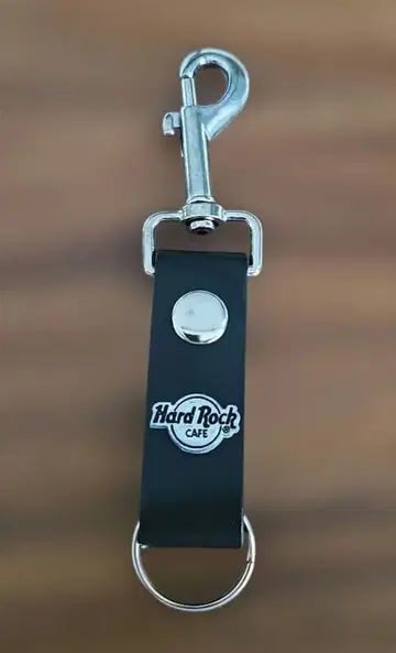 미사용품 Hard Rock CAFE 키링 블랙