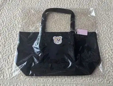 FEILER 페이러 올드 테디 와펜 토트 백 블랙 검정 LL