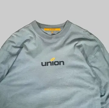 UNION 프론트 로고 긴팔 티셔츠 라이트 블루