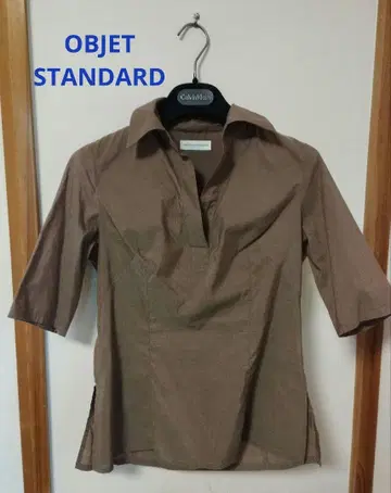 OBJET STANDARD 오브제 스탠다드 반팔 셔츠 사이즈 36