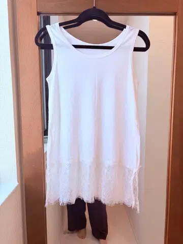 journal standard 밑단 레이스 탱크탑