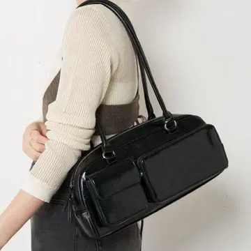 콜라주 파피요네 아웃 포켓 보스턴 백
