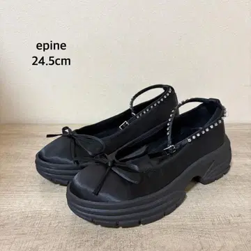 epine bijou strap satin ballet shoes