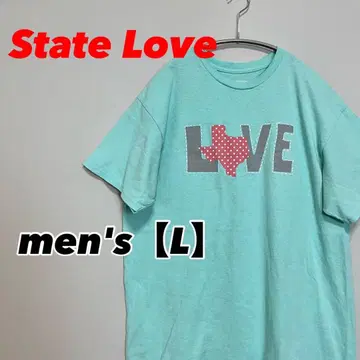 M29 [ State Love ] 반팔 프린트 T셔츠 [ L ]