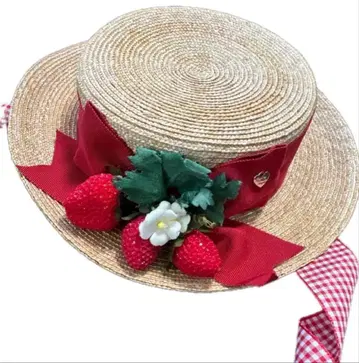 미사용품 샤를리 템플 Berry HAT 모자 딸기