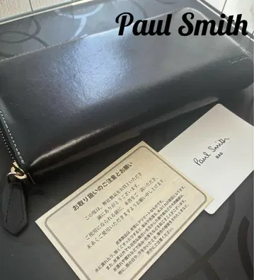 Paul Smith 라운드 지퍼 장지갑 블랙
