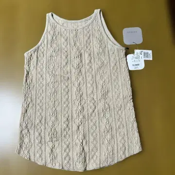 CROCHE 탱크탑 베이지02 여성용 새상품 백화점 구매