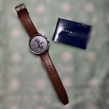 [설명서 포함] TOMMY HILFIGER 타미힐피거 손목시계 가죽