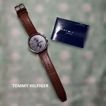 [설명서 포함] TOMMY HILFIGER 타미힐피거 손목시계 가죽