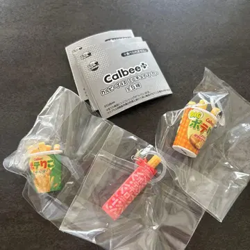 Calbee Plus 미니어처 마커 카루비 메지루시 액세서리 3개