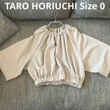 TARO HORIUCHI 타로 호리우치 개더 상의 사이즈 0