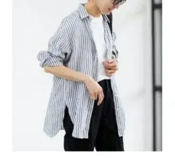 프레임워크 프렌치 린넨 레귤러 카라 셔츠