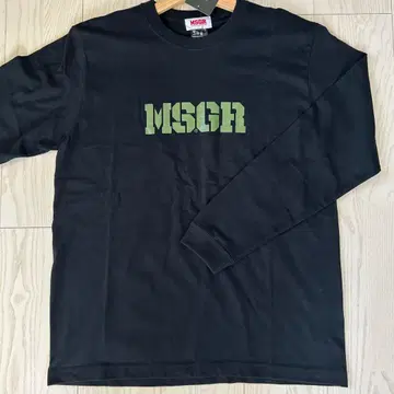 [새상품] MSGR 롱 T셔츠 블랙
