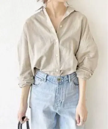 Spick&Span HEMP 로우 루즈 셔츠