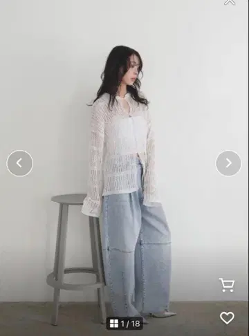 새상품 RUMOR 청바지 데님 코쿤 데님 팬츠