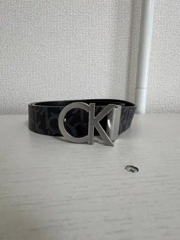 Calvin Klein 가죽 벨트 CK 로고 캘빈클라인