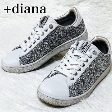 [새상품급] +diana 플러스다이애나 스니커즈 글리터 비쥬 22.5