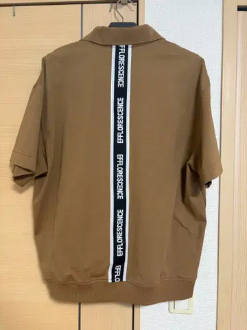 EFFLORESCENCE 피케 셔츠 L 카멜 베이지