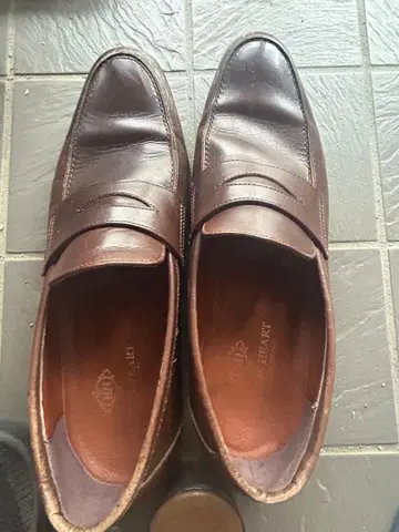KENT & CURWEN 로퍼 브라운 남성용