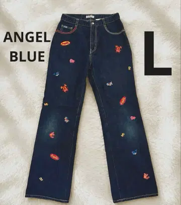 엔젤블루 데님 팬츠 L 헤이세이 레트로 와펜 새상품급