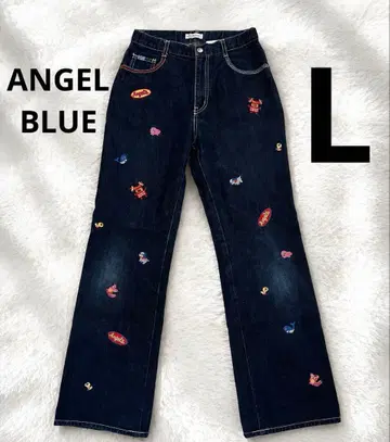 엔젤블루 데님 팬츠 L 헤이세이 레트로 와펜 새상품급