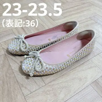 프리티 발레리나 메쉬 뜨개질 발레 슈즈 플랫슈즈 36
