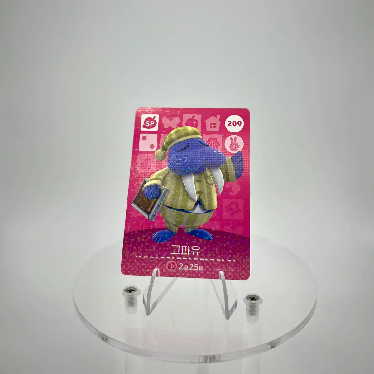 [정품] 동물의숲 모동숲 고파유 아미보 카드