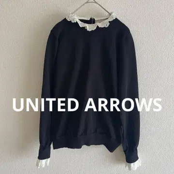 유나이티드 애로우즈 스캘럽 레이스 4WAY 니트 썸머 니트