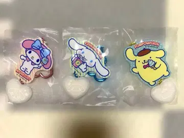 [새상품] 편의점 한정판 산리오 아크릴 참 3개 세트