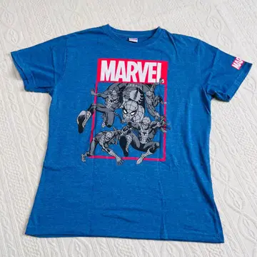 MARVEL 스파이더맨 T셔츠 블루 L사이즈