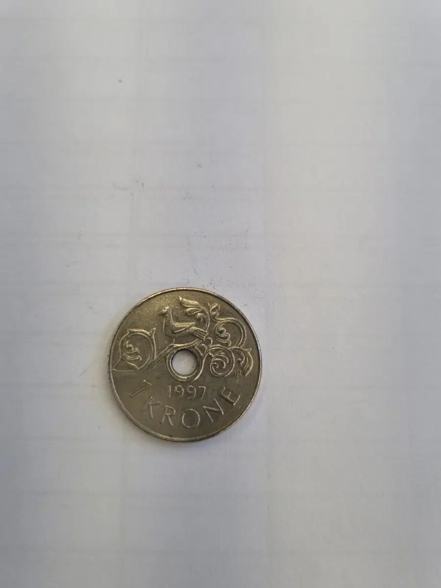 1997년 1크로네 동전