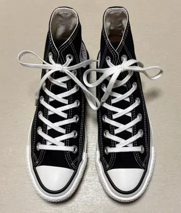 컨버스 일본제 올스타 J 블랙 HI 22.5cm