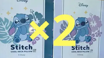 스티치 COOL NECK PILLOW 2종 4상자 세트