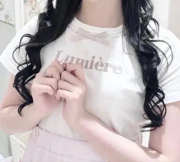 evelyn Lumiere t셔츠 화이트 화이트