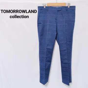 TOMORROWLAND collection 테이퍼드 팬츠 블루 40