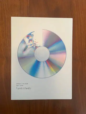 아라시 LIVE TOUR 2017-2018 untitled 초회 Blu-ray