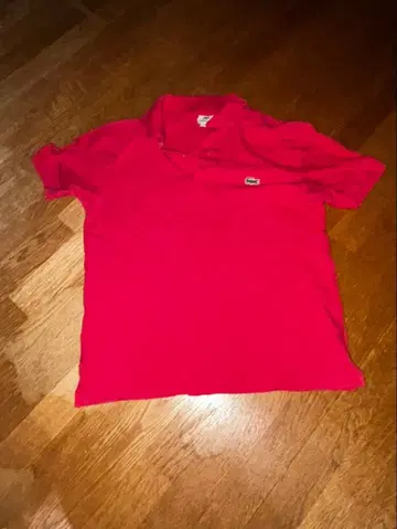 LACOSTE 피케 셔츠 빨간색