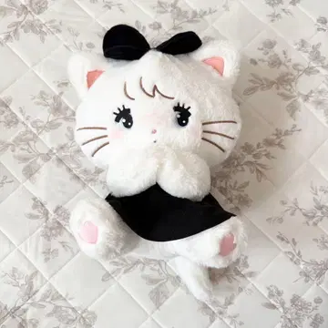 mikko characters BLACK RIBBON BIG 봉제 인형