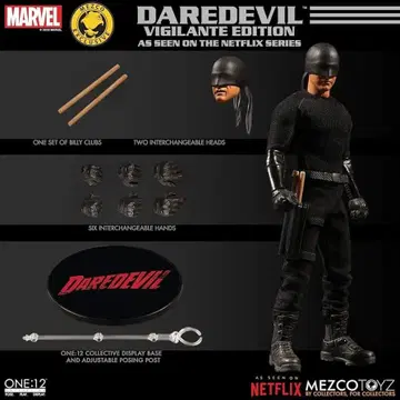 [개봉 새상품급] Mezco one 12 데어데빌 비질란테 MAFEX