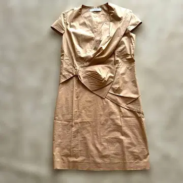 빅터앤롤프 리본 모티브 무릎 기장 원피스