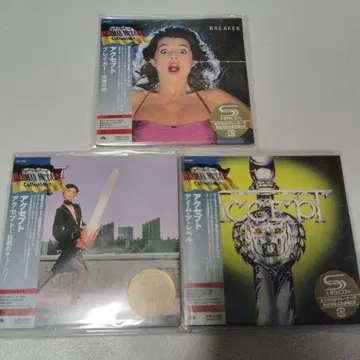 액셉트 종이 자켓 SHM CD 3장 세트 체인소 레벨 전율의 법칙