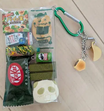 가챠 파우치 녹색 그린 미도리 계열 가챠가챠 미니어처