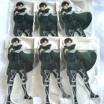 진격의 거인 리바이 MAPPA TSUTAYA 아크릴 스탠드 6점