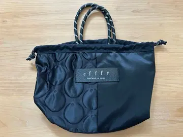 efffy 에피 복조리 나일론 토트백 블랙