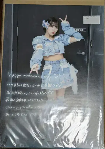 CANDYTUNE 후쿠야마 리노 온 특 A3 포스터 2장