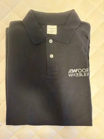 LOOPWHEELER 피케 셔츠 블랙 S 사이즈