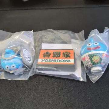 요시노야 드래곤 퀘스트 워크 콜라보 피규어 3개 세트